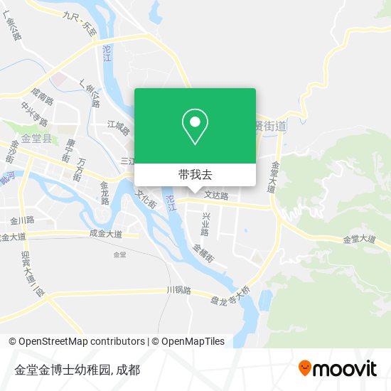 金堂金博士幼稚园地图