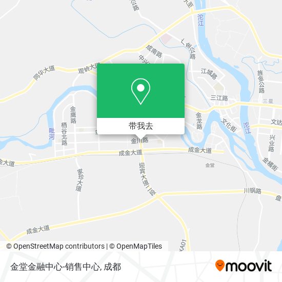 金堂金融中心-销售中心地图
