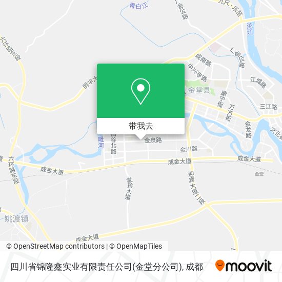 四川省锦隆鑫实业有限责任公司(金堂分公司)地图