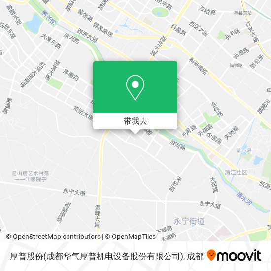 厚普股份(成都华气厚普机电设备股份有限公司)地图