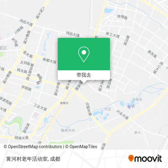 黄河村老年活动室地图
