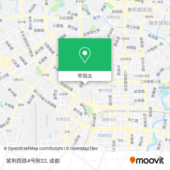 紫荆西路4号附22地图