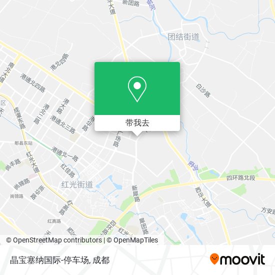 晶宝塞纳国际-停车场地图