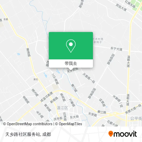 天乡路社区服务站地图