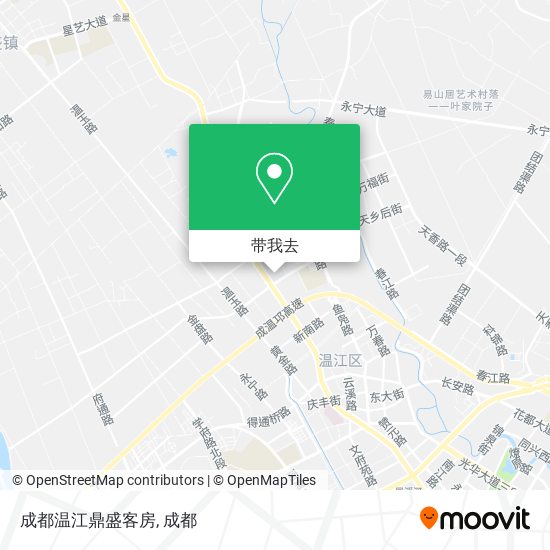 成都温江鼎盛客房地图