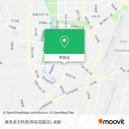 康美龙大药房(双桂花园店)地图