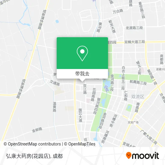 弘康大药房(花园店)地图