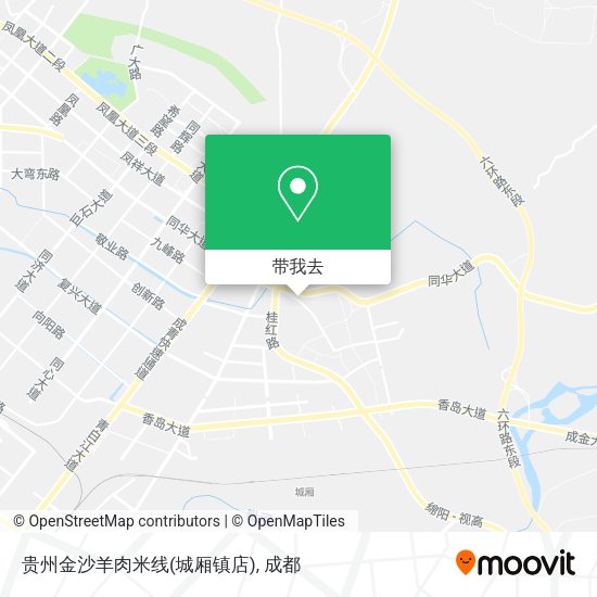 贵州金沙羊肉米线(城厢镇店)地图