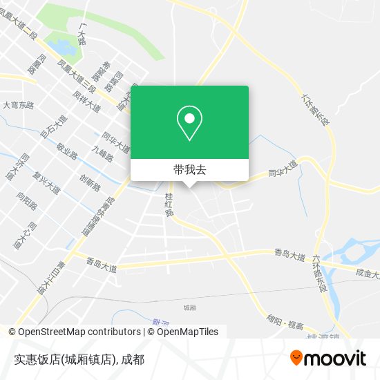 实惠饭店(城厢镇店)地图