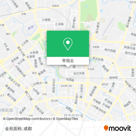金苑面粉地图