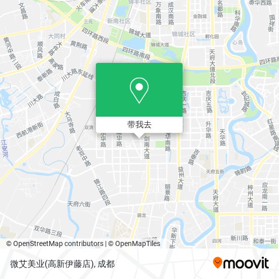 微艾美业(高新伊藤店)地图
