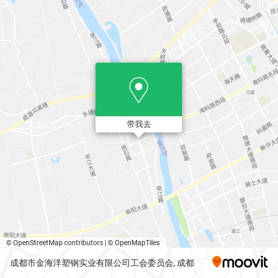 成都市金海洋塑钢实业有限公司工会委员会地图