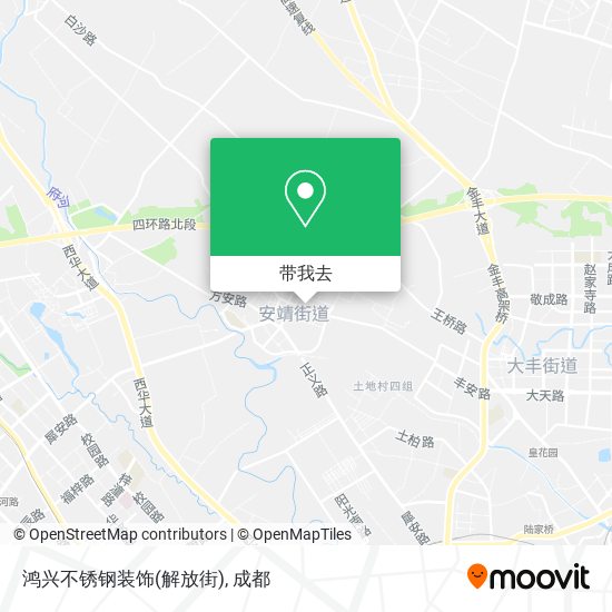 鸿兴不锈钢装饰(解放街)地图