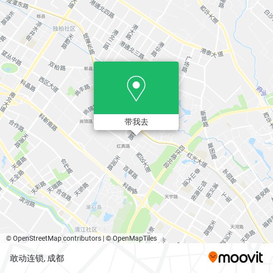 敢动连锁地图