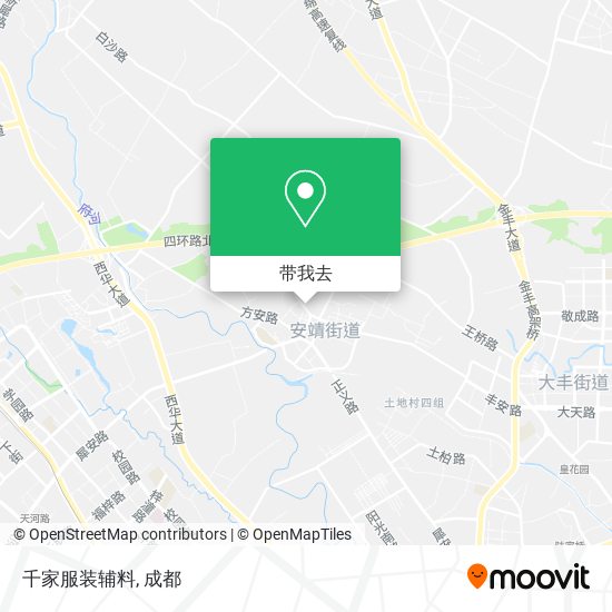 千家服装辅料地图