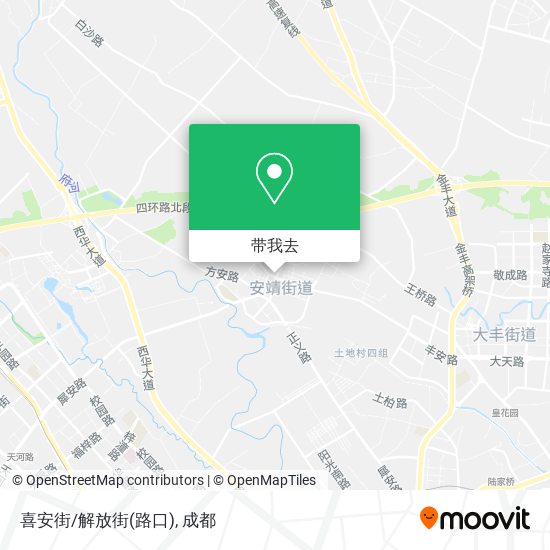喜安街/解放街(路口)地图