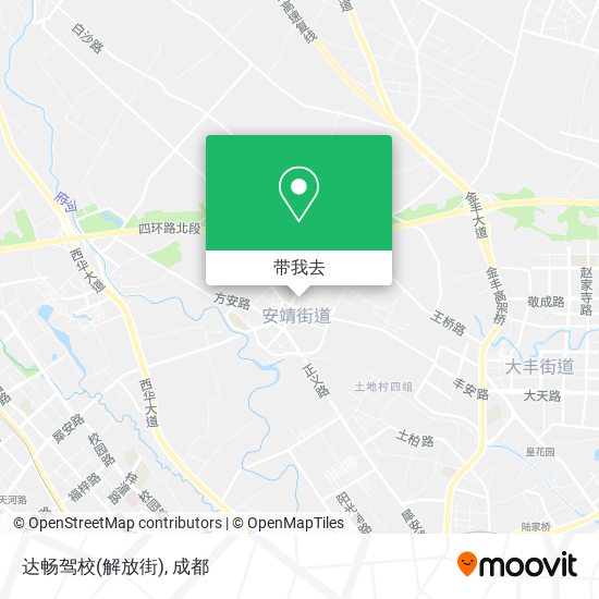达畅驾校(解放街)地图