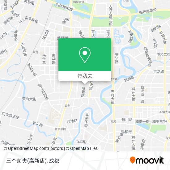 三个卤夫(高新店)地图