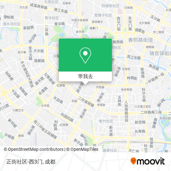 正街社区-西3门地图