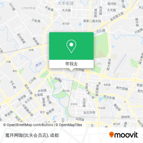 魔拜网咖(比夫会员店)地图