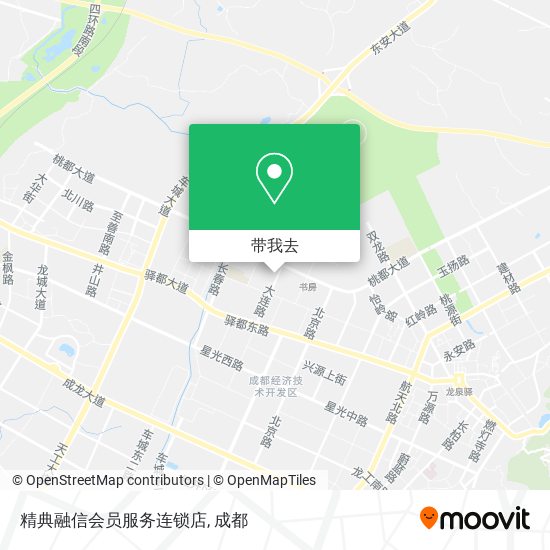 精典融信会员服务连锁店地图