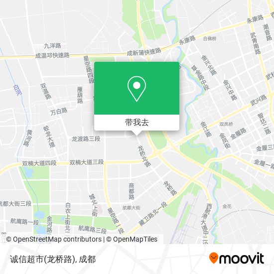 诚信超市(龙桥路)地图