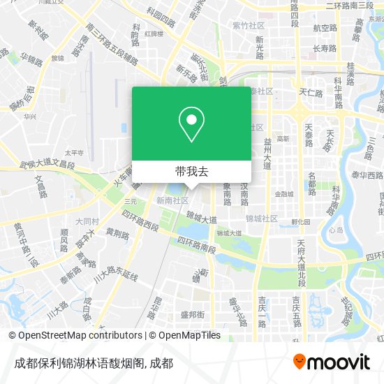 成都保利锦湖林语馥烟阁地图