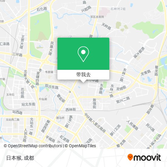 日本猴地图