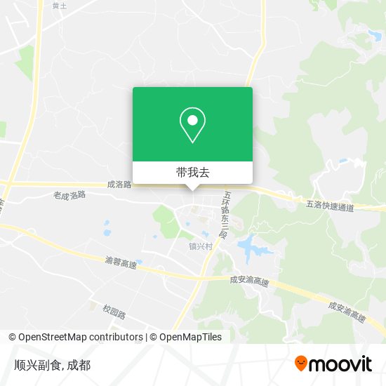 顺兴副食地图
