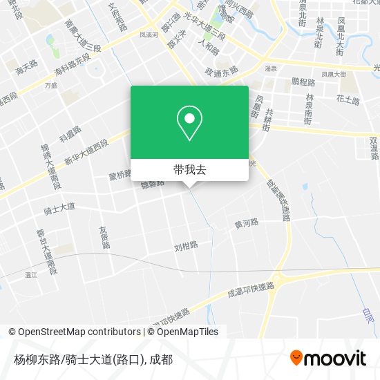杨柳东路/骑士大道(路口)地图
