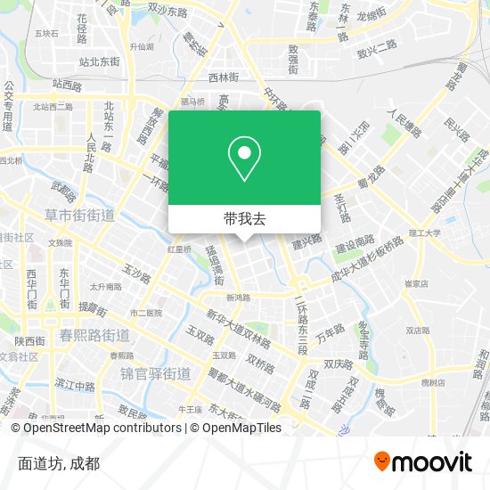 面道坊地图