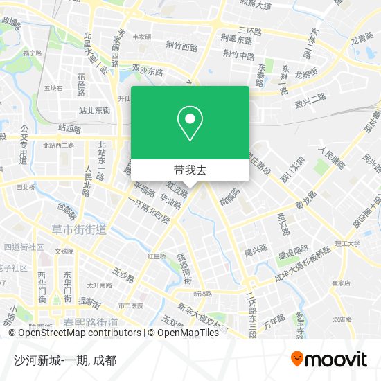 沙河新城-一期地图
