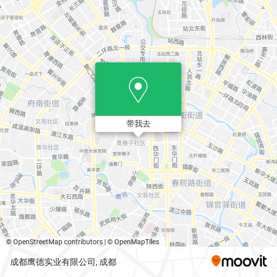 成都鹰德实业有限公司地图