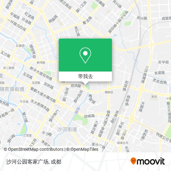 沙河公园客家广场地图