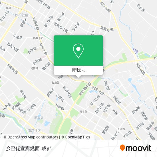 乡巴佬宜宾燃面地图