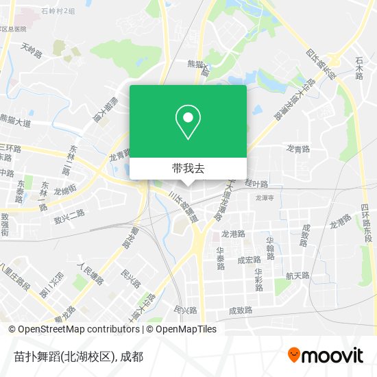 苗扑舞蹈(北湖校区)地图