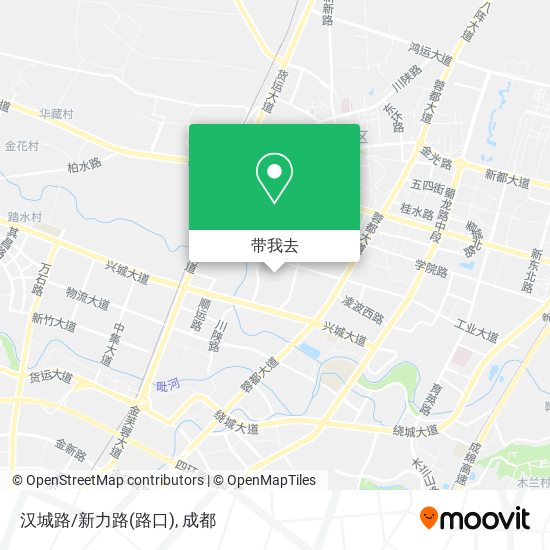 汉城路/新力路(路口)地图