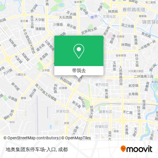 地奥集团东停车场-入口地图
