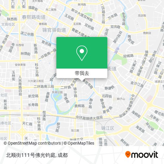 北顺街111号佛光钧庭地图