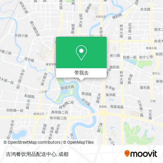 吉鸿餐饮用品配送中心地图