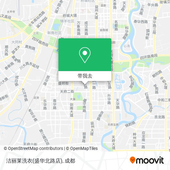 洁丽莱洗衣(盛华北路店)地图