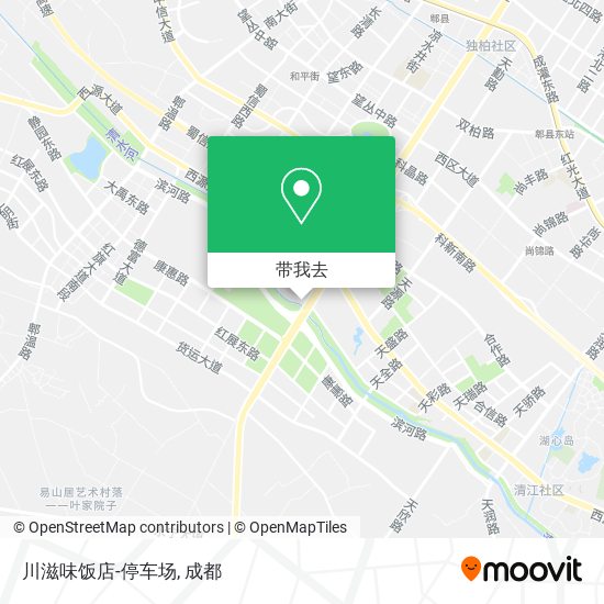川滋味饭店-停车场地图