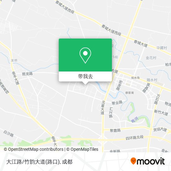 大江路/竹韵大道(路口)地图