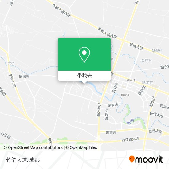 竹韵大道地图