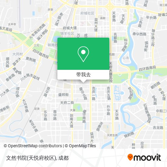 文然书院(天悦府校区)地图