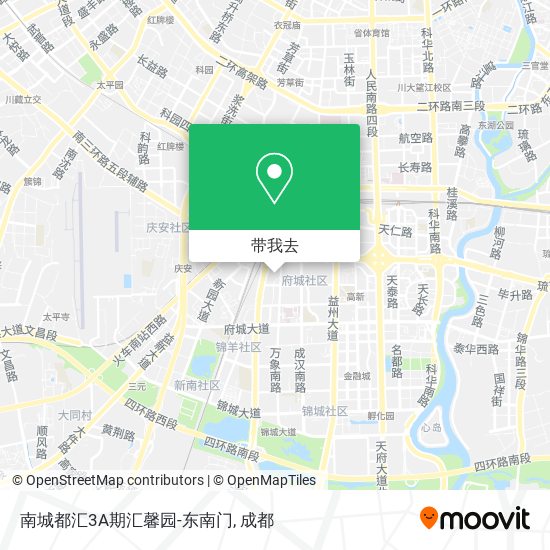 南城都汇3A期汇馨园-东南门地图