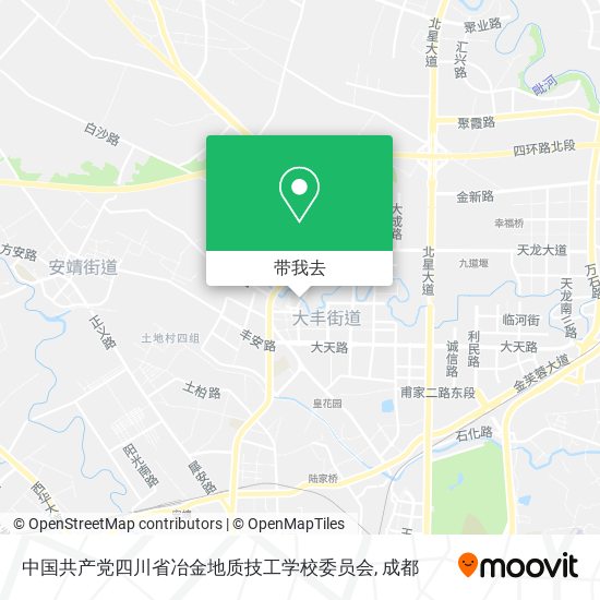 中国共产党四川省冶金地质技工学校委员会地图