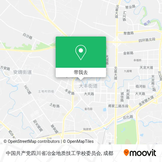 中国共产党四川省冶金地质技工学校委员会地图