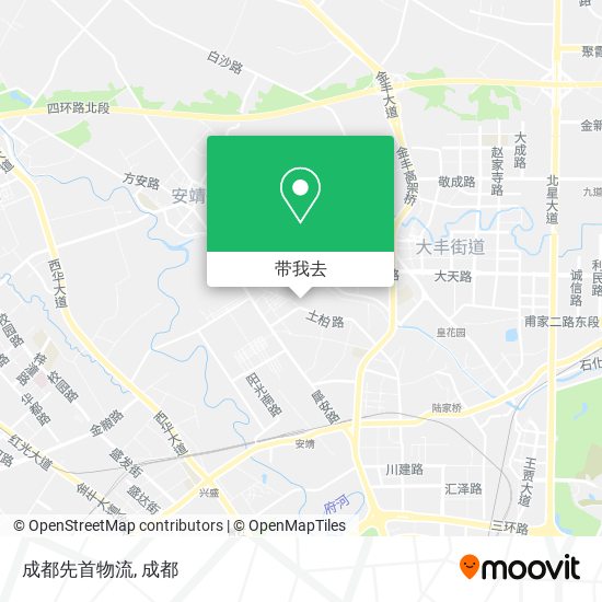 成都先首物流地图