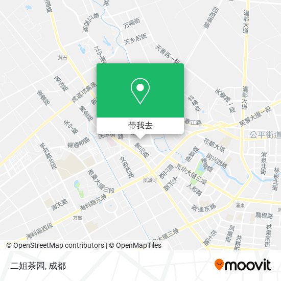 二姐茶园地图